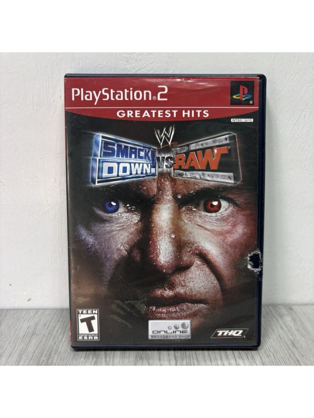 WWE SmackDown vs. Raw (Sony PlayStation 2, 2004) PS2 Complete CIB Greatest Hits